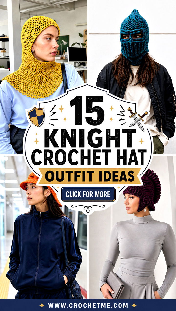 15 Knight Crochet Hat outfit ideas - 15 Knight Crochet Hat outfit ideas