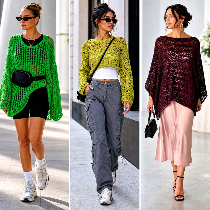 15 Lace Weight Crochet Sweater Outfit Ideas for Cozy Layering