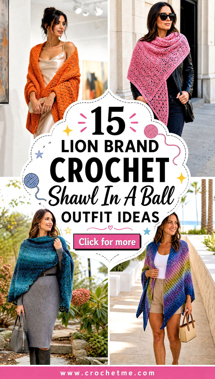 15 Lion Brand Crochet Shawl In A Ball outfit ideas - 15 Lion Brand Crochet Shawl In A Ball outfit ideas
