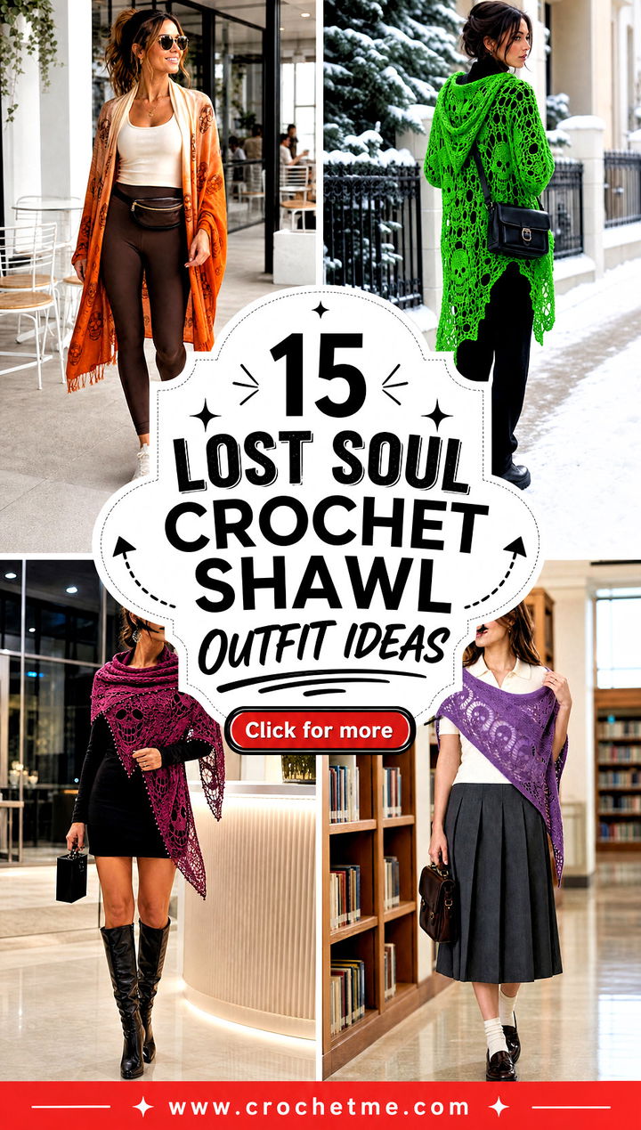 15 Lost Soul Crochet Shawl outfit ideas - 15 Lost Soul Crochet Shawl outfit ideas