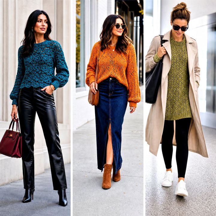 15 Marigold Crochet Sweater Outfit Ideas for Cozy Fall Style