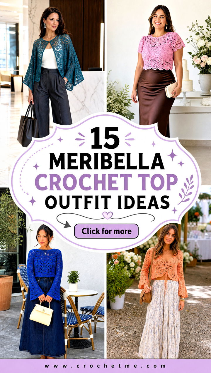15 Meribella Crochet Top outfit ideas - 15 Meribella Crochet Top outfit ideas