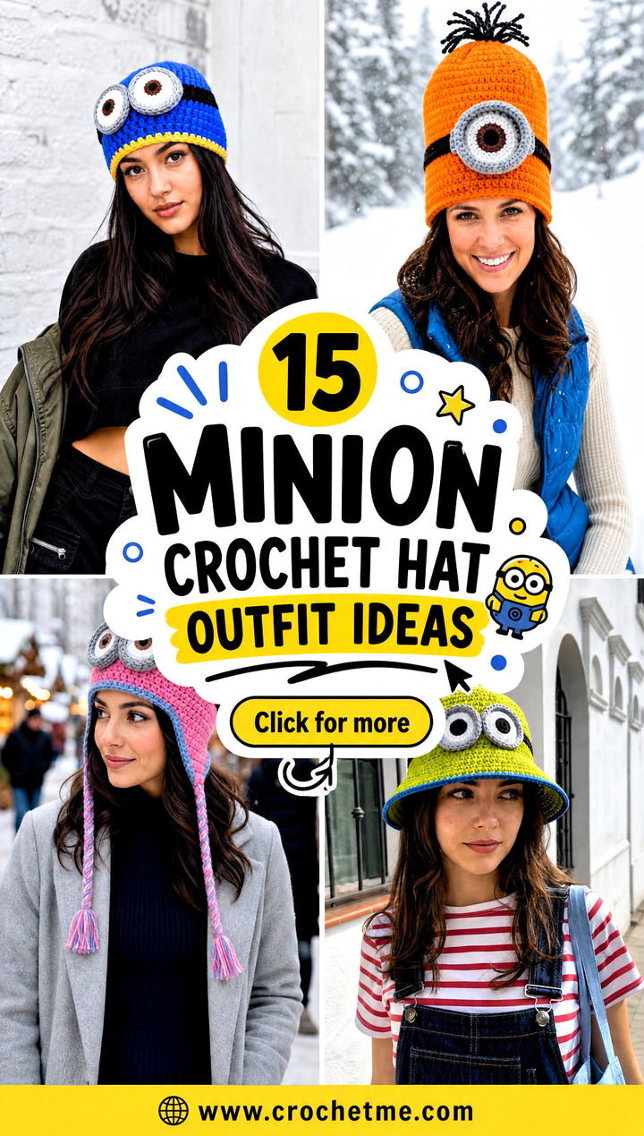 15 Minion Crochet Hat outfit ideas - 15 Minion Crochet Hat outfit ideas