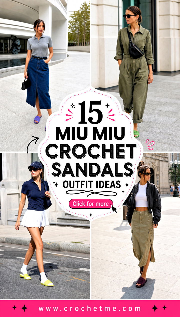 15 Miu Miu Crochet Sandals outfit ideas - 15 Miu Miu Crochet Sandals outfit ideas