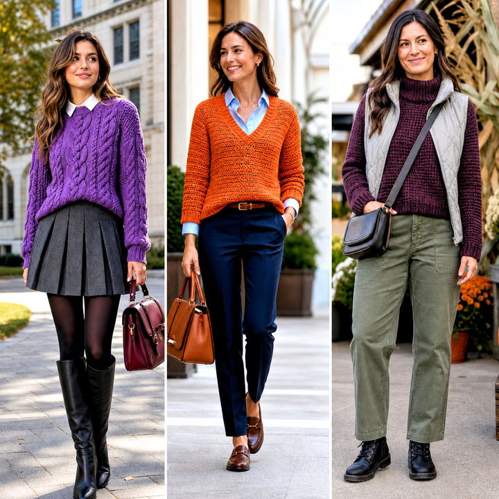 15 Mock Knit Crochet Sweater Outfit Ideas for Cozy Style