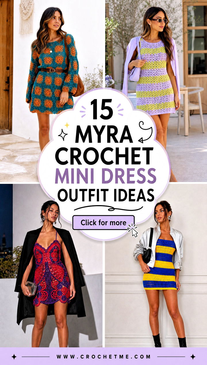 15 Myra Crochet Mini Dress outfit ideas - 15 Myra Crochet Mini Dress outfit ideas