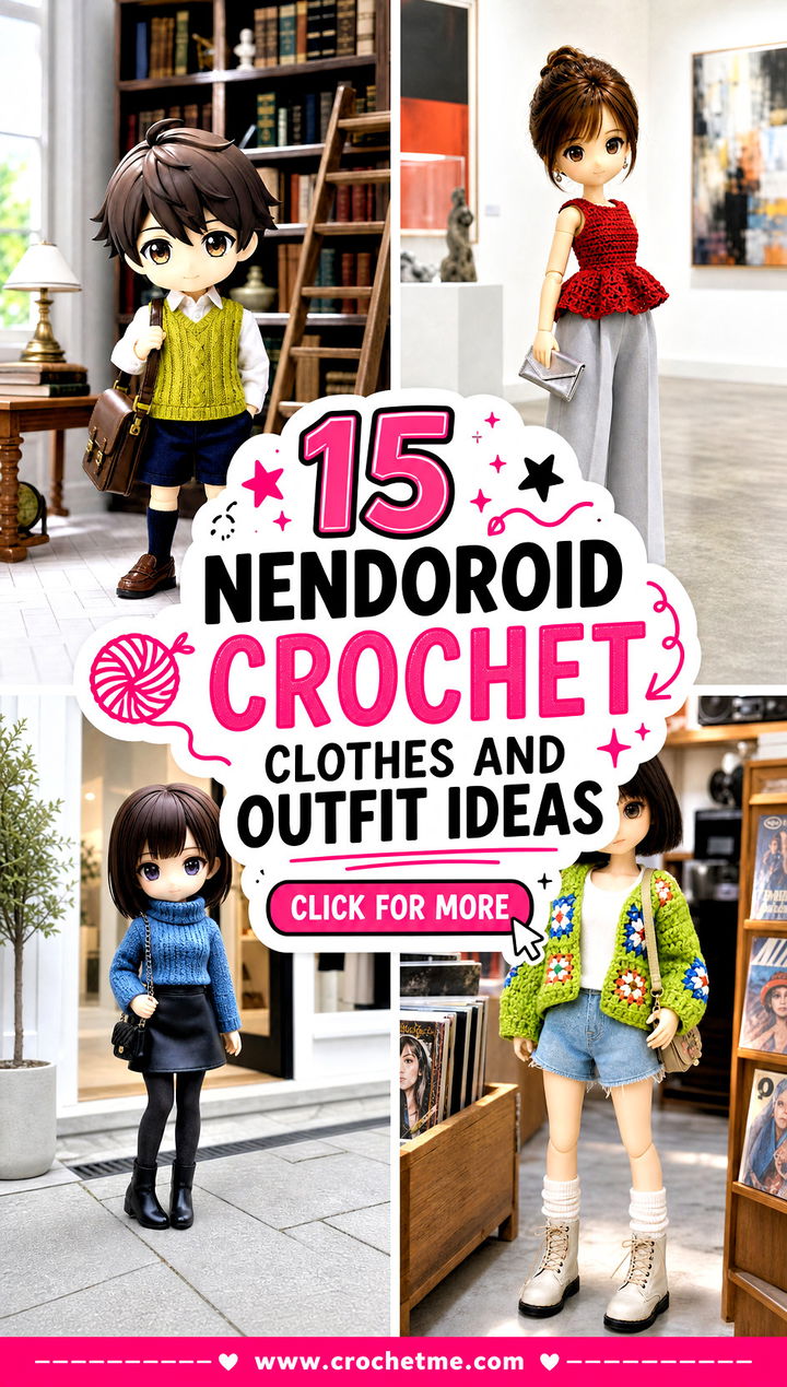 15 Nendoroid Crochet Clothes and outfit ideas - 15 Nendoroid Crochet Clothes and outfit ideas