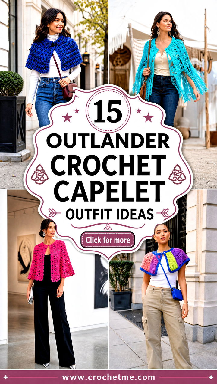 15 Outlander Crochet Capelet outfit ideas - 15 Outlander Crochet Capelet outfit ideas