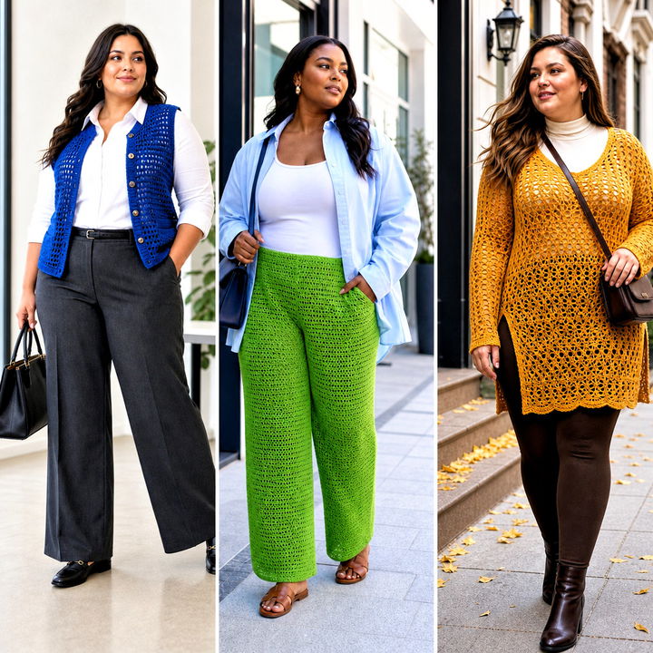 15 Plus Size Crochet Clothes and Outfit Ideas for Every Day