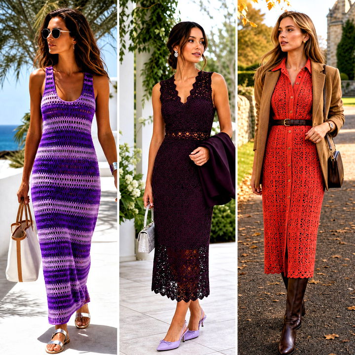 15 Ralph Lauren Crochet Dress Outfit Ideas for Chic Events