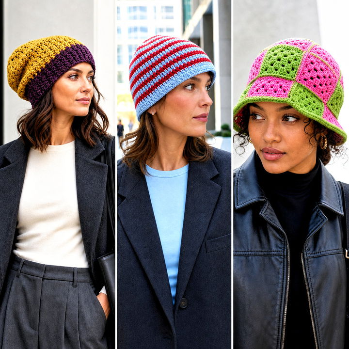 15 Reversible Crochet Beanie Outfit Ideas for Winter Style