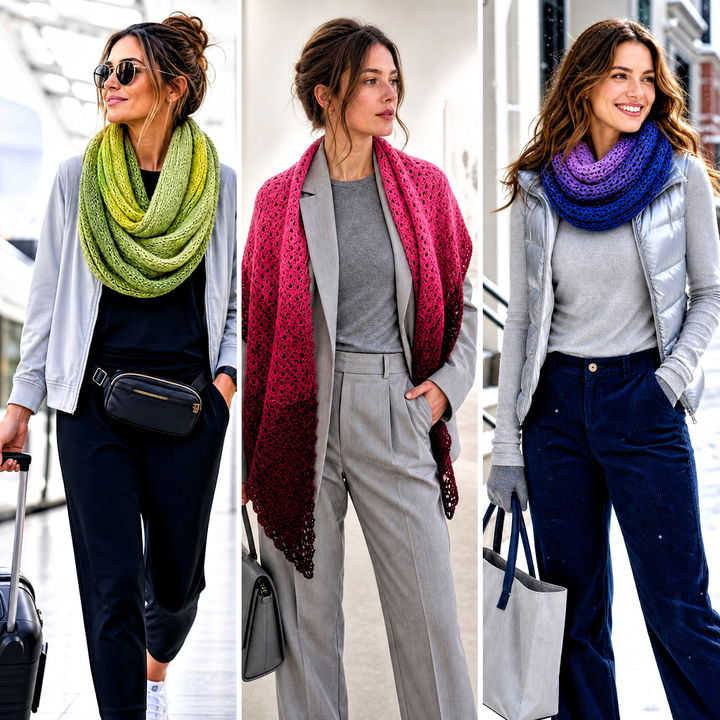 15 Scheepjes Whirl Crochet Scarf outfit ideas
