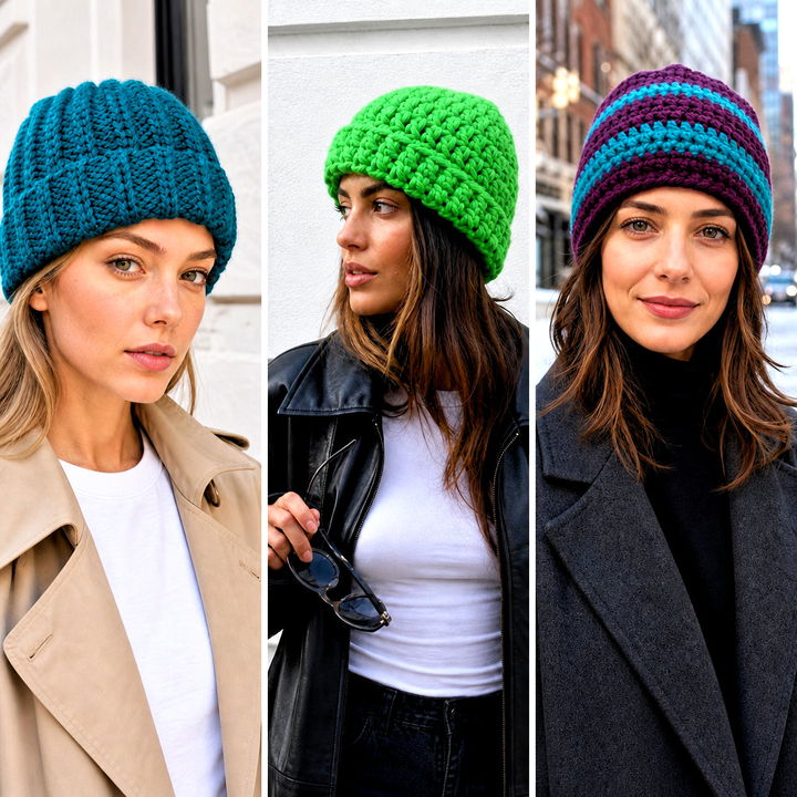 15 Simple Chunky Crochet Hat Outfit Ideas for Cozy Days
