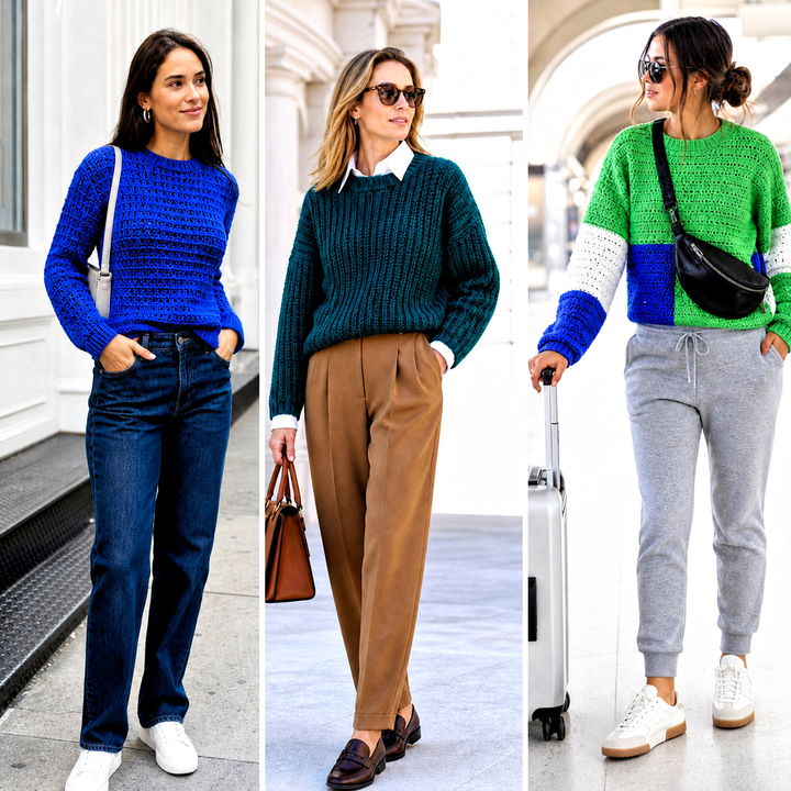 15 Simple Crochet Sweater Design Outfit Ideas for Cozy Style