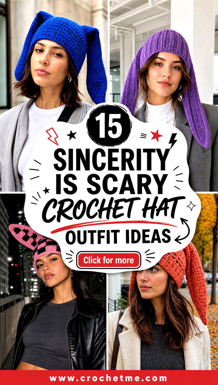 15 Sincerity Is Scary Crochet Hat outfit ideas - 15 Sincerity Is Scary Crochet Hat outfit ideas