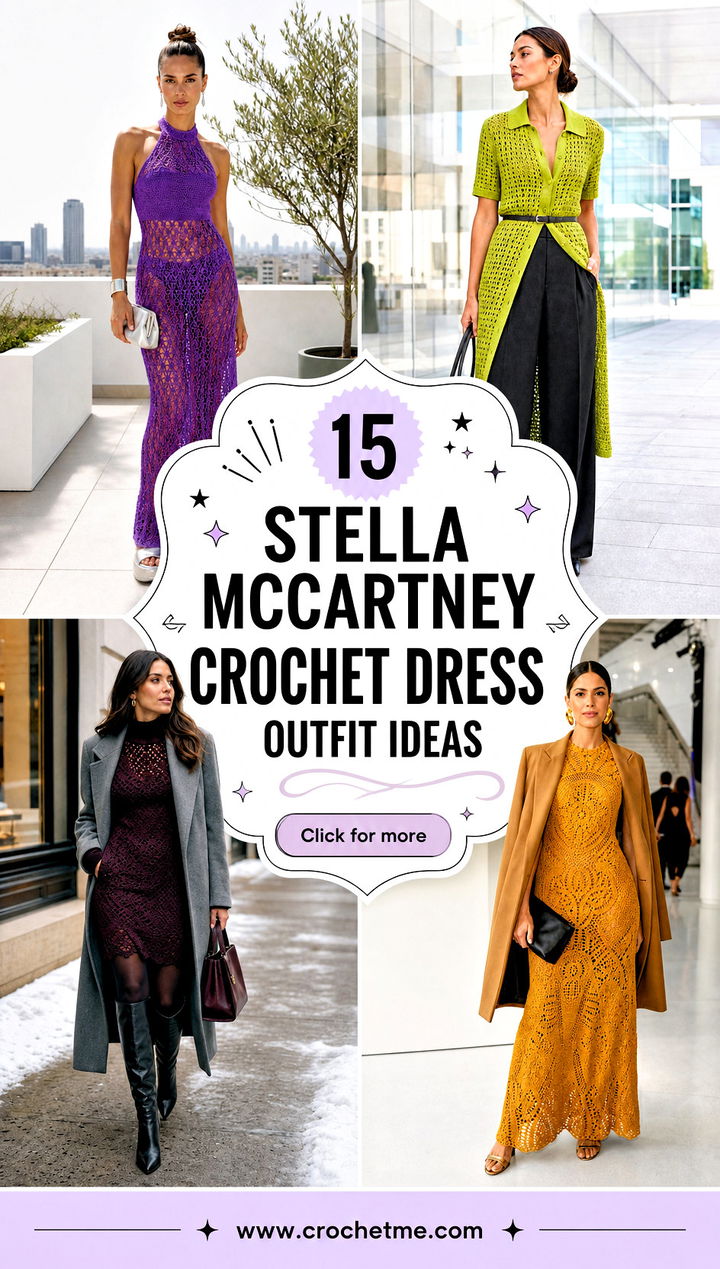 15 Stella Mccartney Crochet Dress outfit ideas - 15 Stella Mccartney Crochet Dress outfit ideas