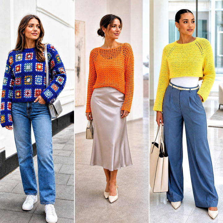15 Sweaters to Crochet for Women Outfit Ideas for Chic Layering