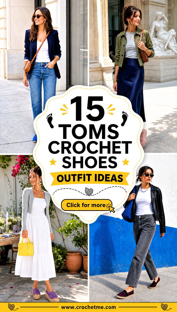 15 Toms Crochet Shoes outfit ideas - 15 Toms Crochet Shoes outfit ideas