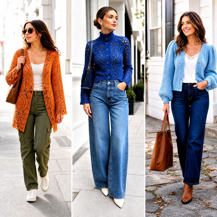 15 Victorian Style Crochet Cardigan Outfit Ideas to Try