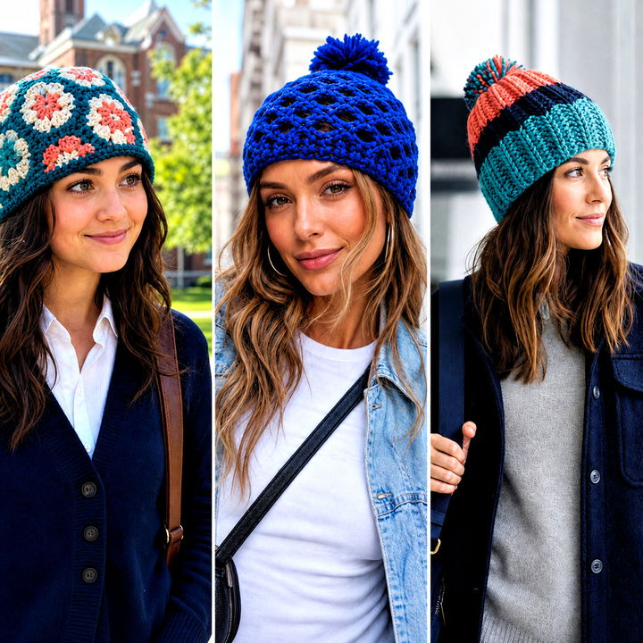 15 Vintage Vibes Beanie by the Crochet Fix Outfit Ideas