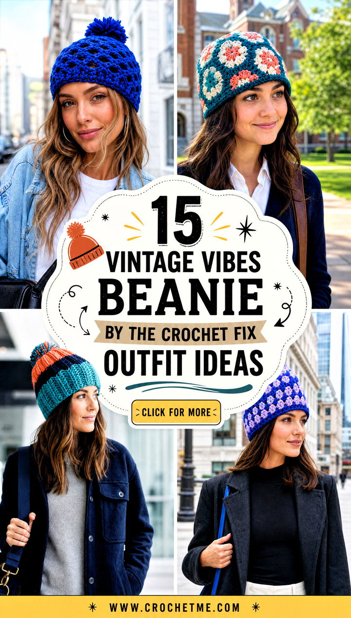 15 Vintage Vibes Beanie By The Crochet Fix outfit ideas - 15 Vintage Vibes Beanie By The Crochet Fix outfit ideas