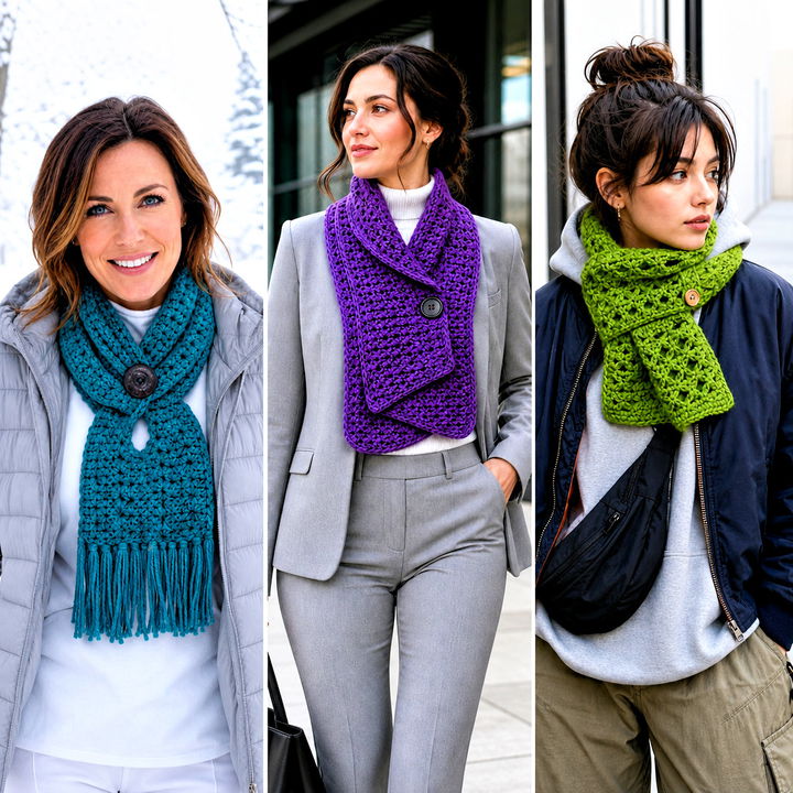 15 Winter Wishes Crochet Scarf outfit ideas