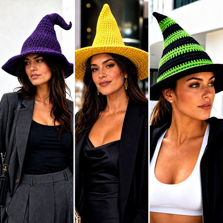 15 Witch’s Crochet Hat Outfit Ideas for a Magical Halloween