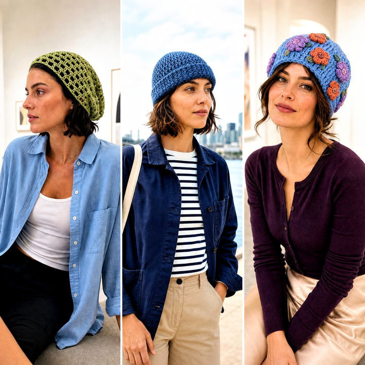 15 Womens Crochet Beanie Outfit Ideas for Chic Winter Days
