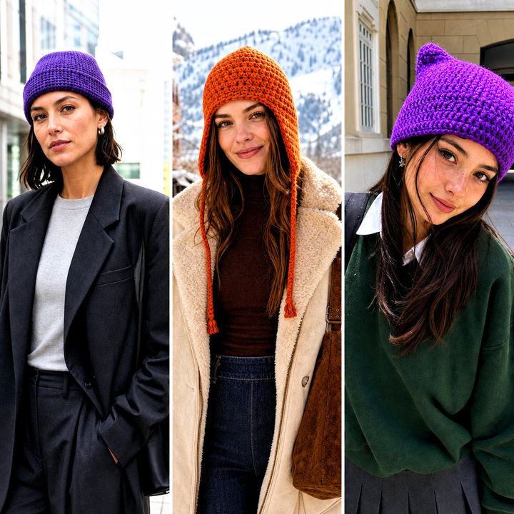 15 Worsted Crochet Beanie Outfit Ideas for Cozy Winter Style