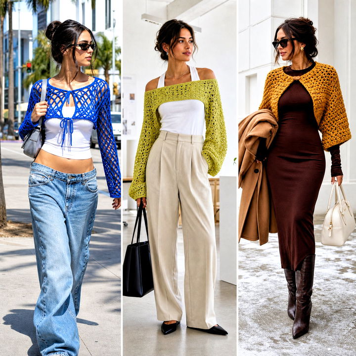 15 Y2K Crochet Shrug Outfit Ideas for a Trendy Throwback
