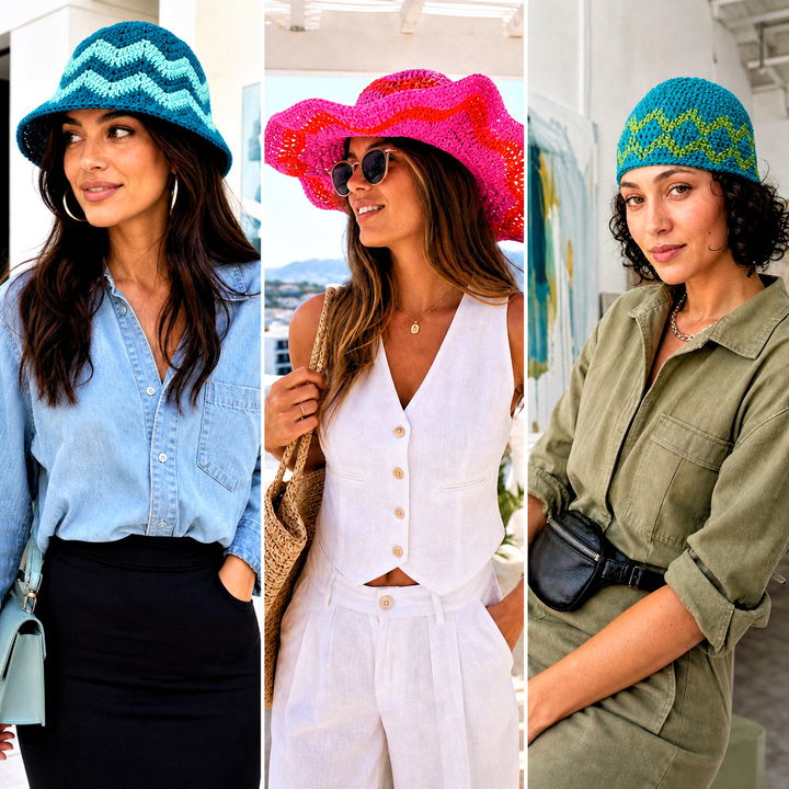 15 Zig Zag Crochet Hat Outfit Ideas for Playful Winter Style