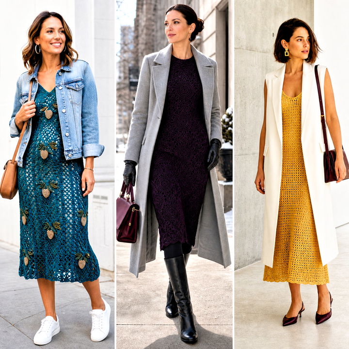 15 Acorns Crochet Dress Outfit Ideas for Whimsical Fall Style