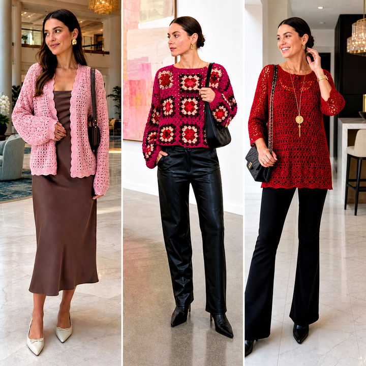 15 American Eagle Crochet Sweater Outfit Ideas for Cozy Style