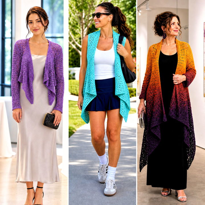 15 Cascade Crochet Cardigan Outfit Ideas for Effortless Layers