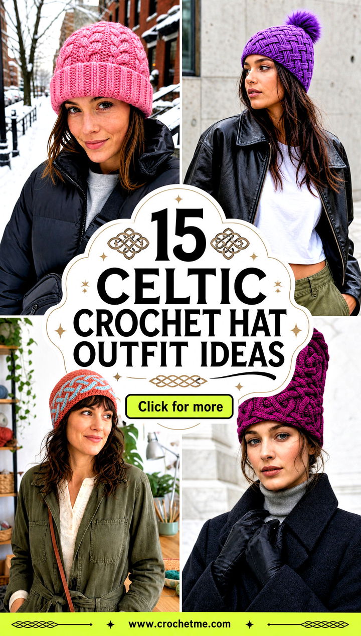 15 celtic crochet hat outfit ideas - 15 celtic crochet hat outfit ideas