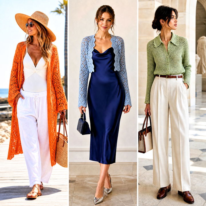 15 Classic Crochet Cardigan Outfit Ideas for Timeless Style