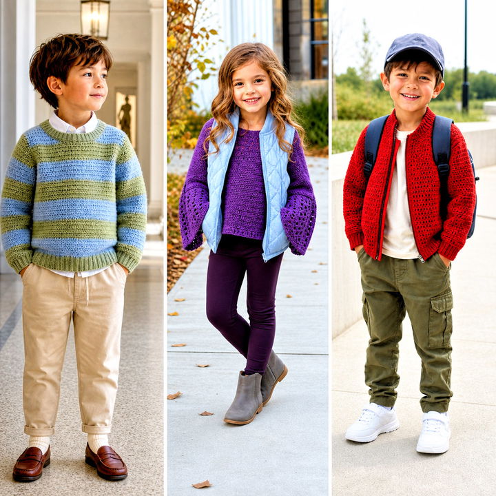 15 Crochet 5T Sweater Outfit Ideas for Cozy Kids’ Winter Style