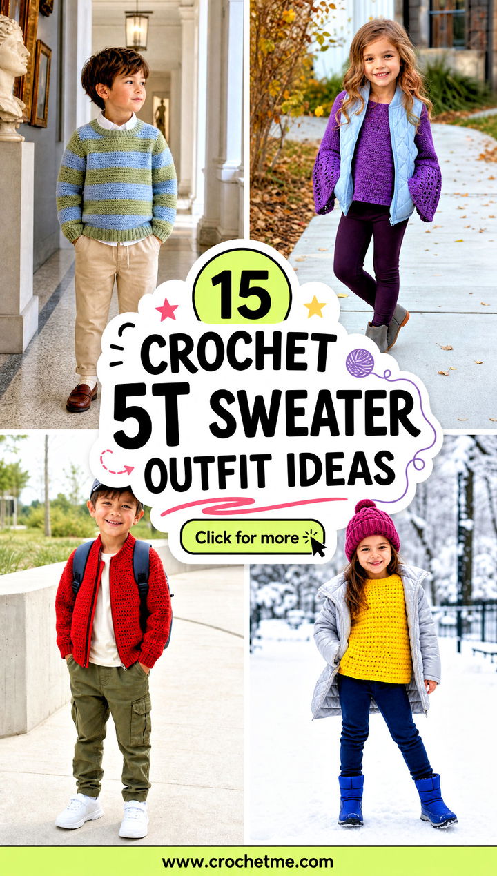 15 crochet 5t sweater outfit ideas - 15 crochet 5t sweater outfit ideas