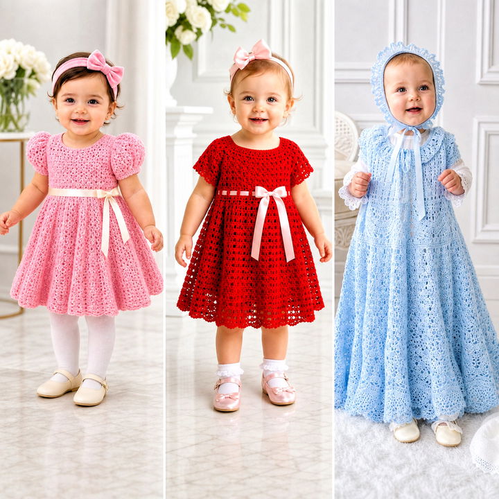 15 Crochet Baptism Dress Outfit Ideas for a Cherished Day