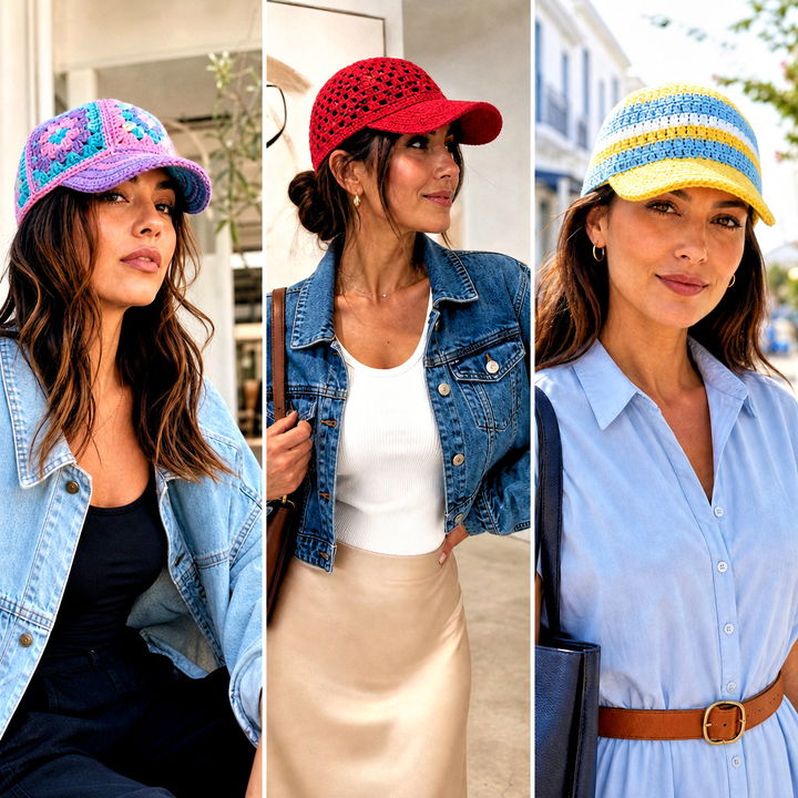 15 Crochet Baseball Cap for Adults Outfit Ideas to Try Now