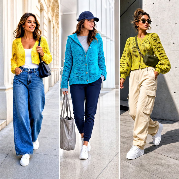 15 Crochet Cardigan With Button Closure Outfit Ideas to Try