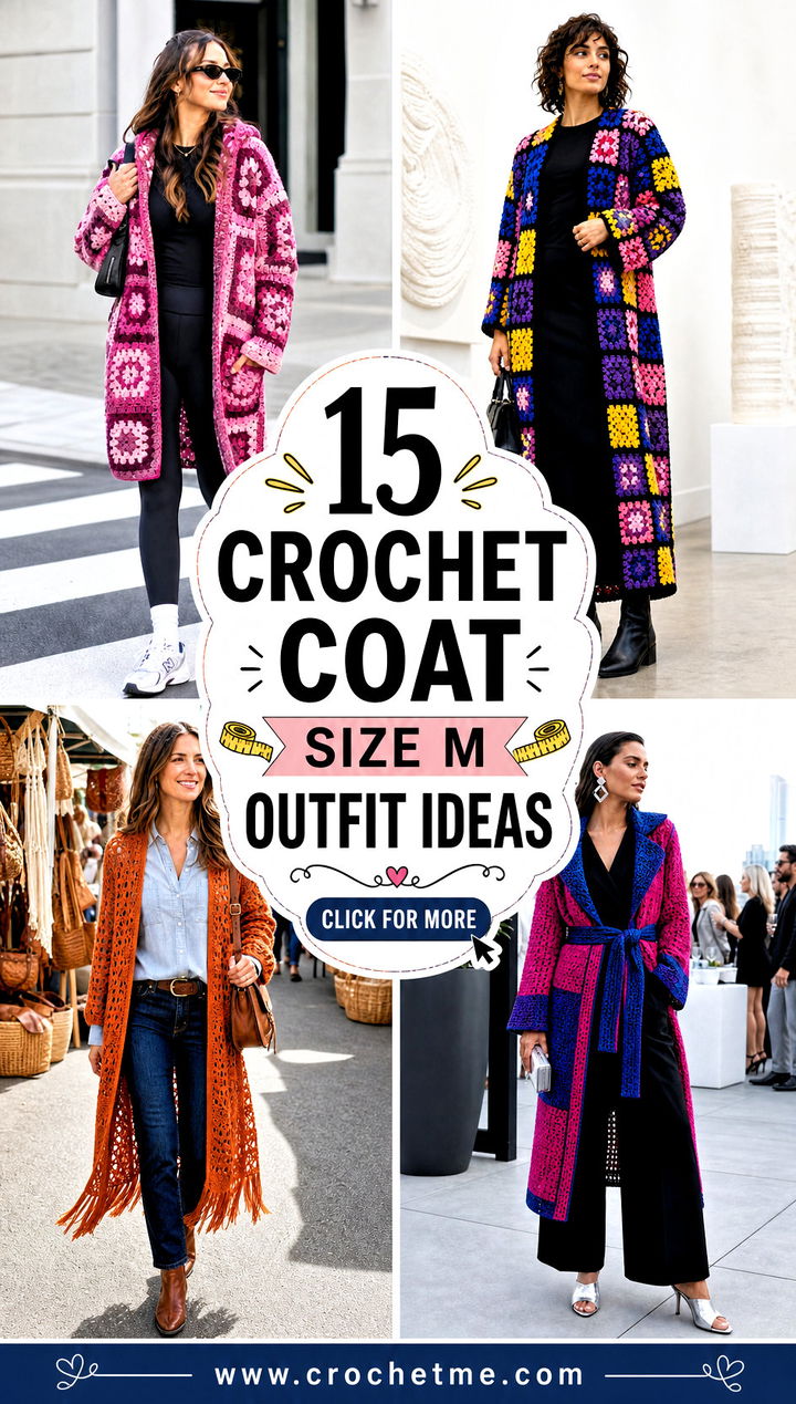 15 crochet coat size m outfit ideas - 15 crochet coat size m outfit ideas