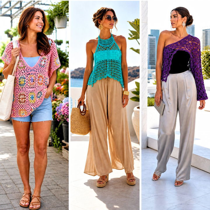 15 Crochet Cover Up Top Ideas for Chic Beach Days This Summer