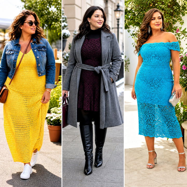 15 Crochet Dress Size 44 Outfit Ideas for Flattering Style