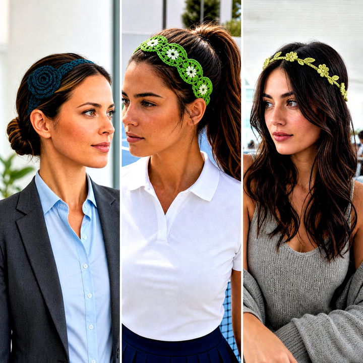 15 Crochet Flower Headband on Lace Background Outfit Ideas to Try
