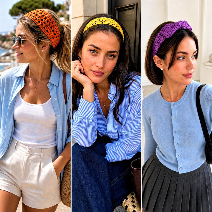 15 Crochet Headband Using Hair Tie Outfit Ideas to Try