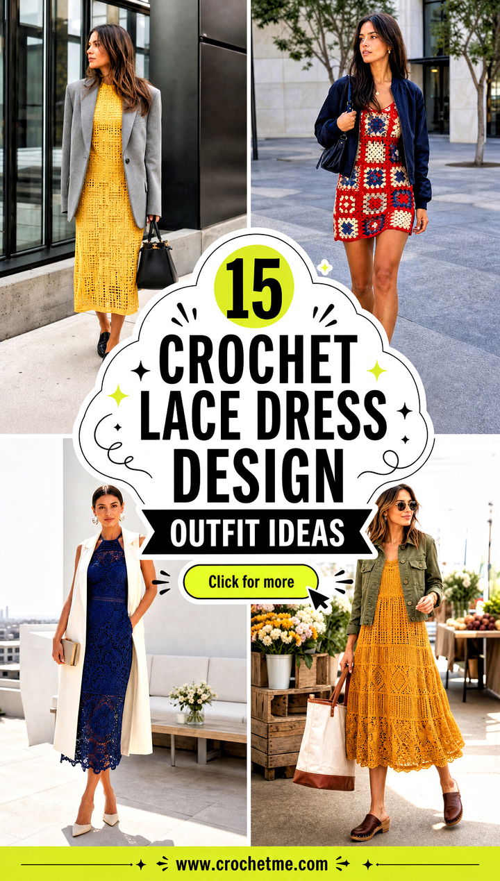15 crochet lace dress design outfit ideas - 15 crochet lace dress design outfit ideas