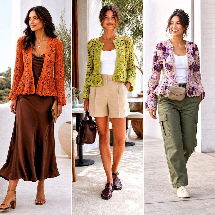 15 Crochet Peplum Jacket Outfit Ideas: Polished Looks