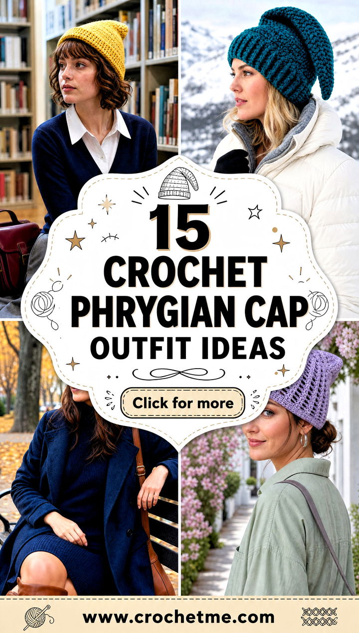 15 crochet phrygian cap outfit ideas - 15 crochet phrygian cap outfit ideas