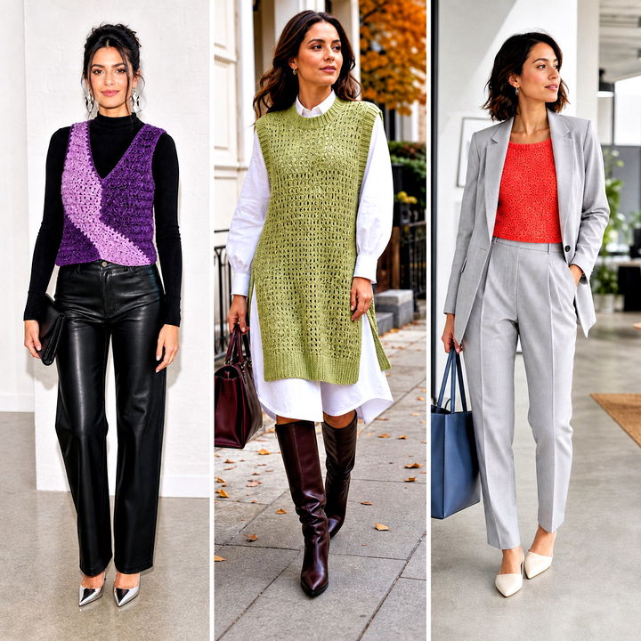 15 Crochet Pullover Vest Outfit Ideas for Stylish Layers